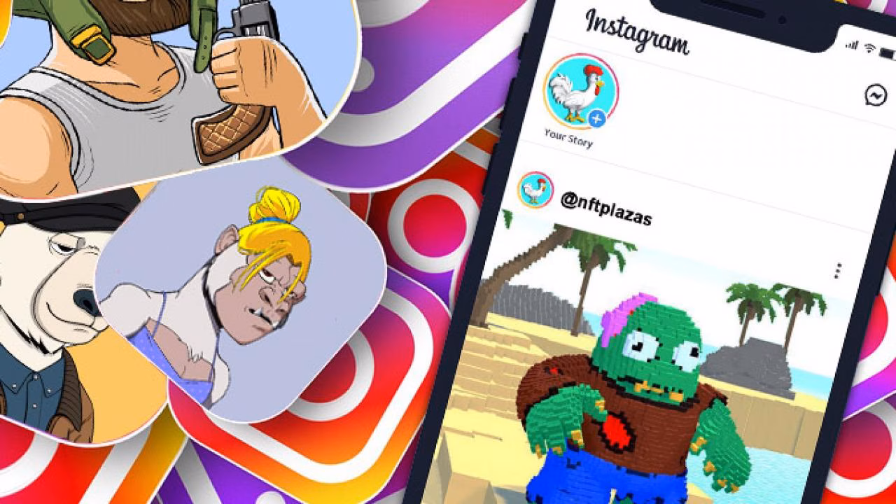 Instagram начнет тестировать поддержку NFT на этой неделе 1 Instagram NFT Meta Ethereum Solana Polygon Flow 1280x720 1