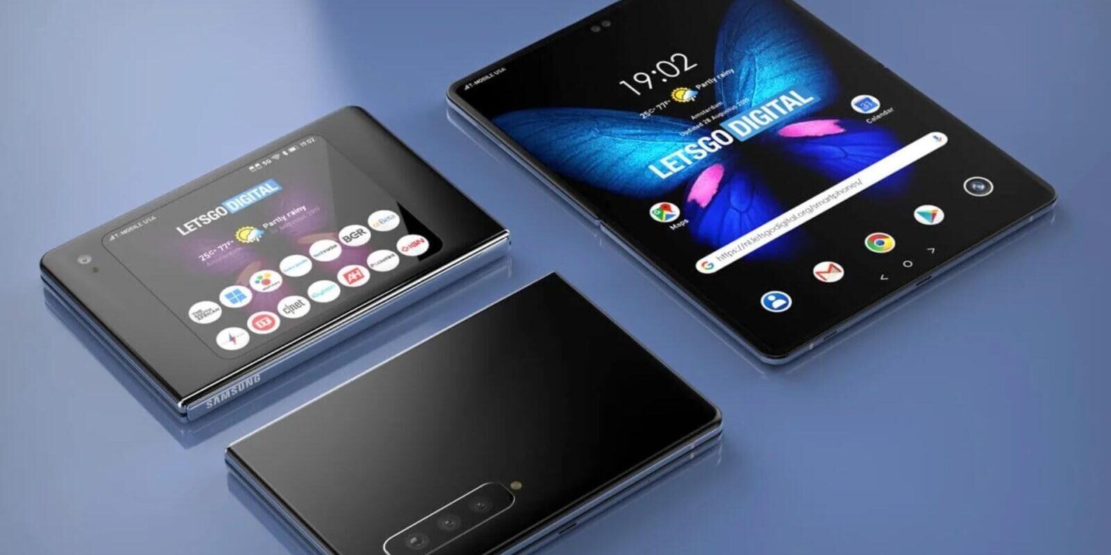 Новые патенты Samsung раскрывают удивительный дизайн раскладных телефонов