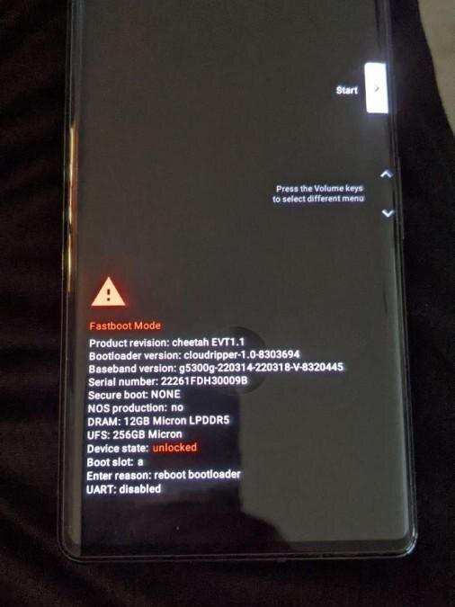 Прототип Google Pixel 7 Pro появился на изображениях 5 Google