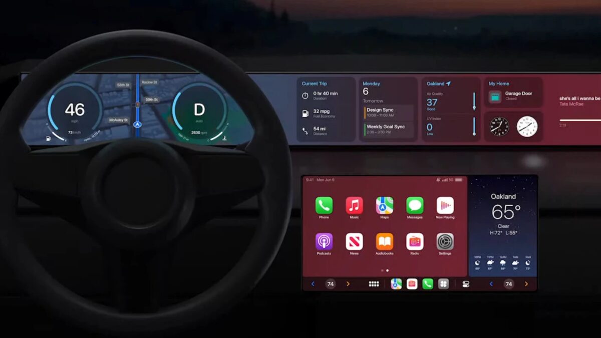 Apple заставила удалить браузер и видеоплеер из Sidecar для CarPlay 1 Apple WWDC 2022: CarPlay выходит за рамки информационно-развлекательного экрана