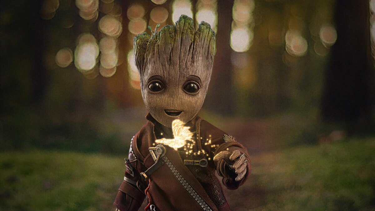 Disney +: мультсериал "Я — Грут" выйдет в августе 4 Baby Groot Wallpaper For Desktop
