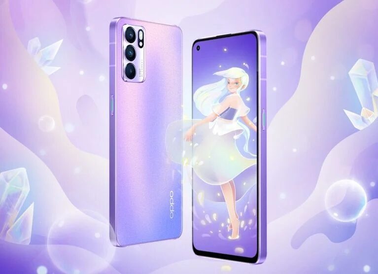 OPPO Reno 8 в фиолетовой расцветке дебютирует 27 июня 3 OPPO Reno 8