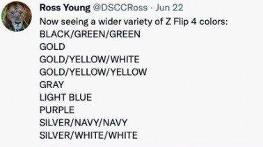Samsung Galaxy Z Flip 4 и Bespoke Edition: раскрыты цветовые варианты 3 Samsung