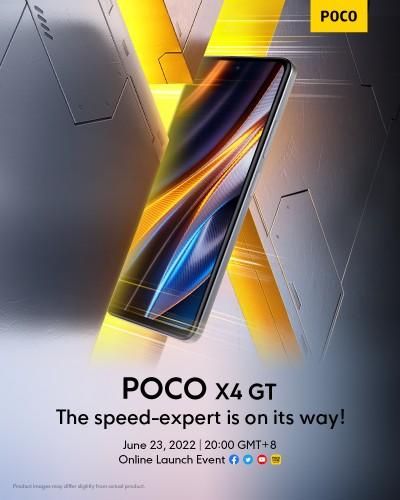 Poco X4 GT поступит в продажу 23 июня