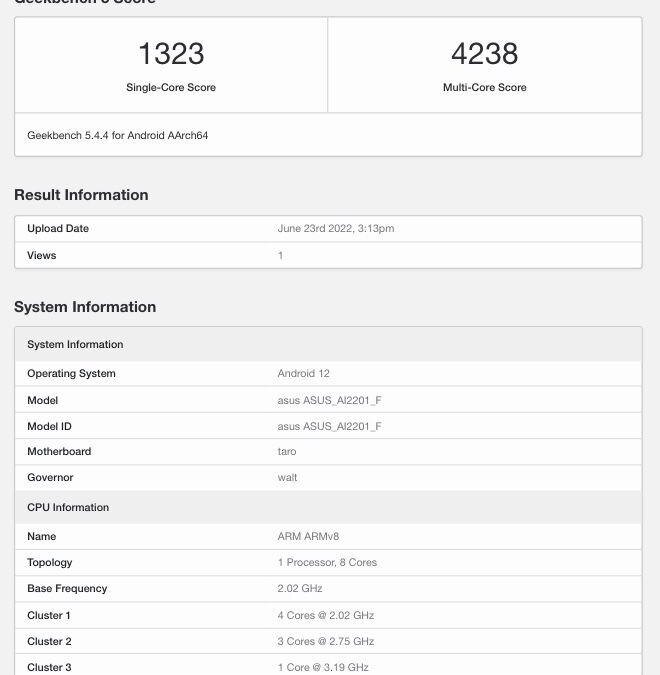 Snapdragon 8 Gen 1+: благодаря Asus ROG Phone 6 раскрыты характеристики чипсета 6 Asus