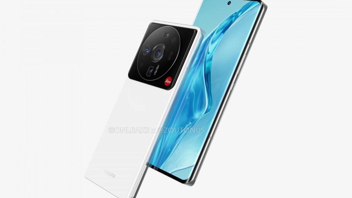Смартфон Xiaomi 12 Ultra с большой основой камерой и дисплеем