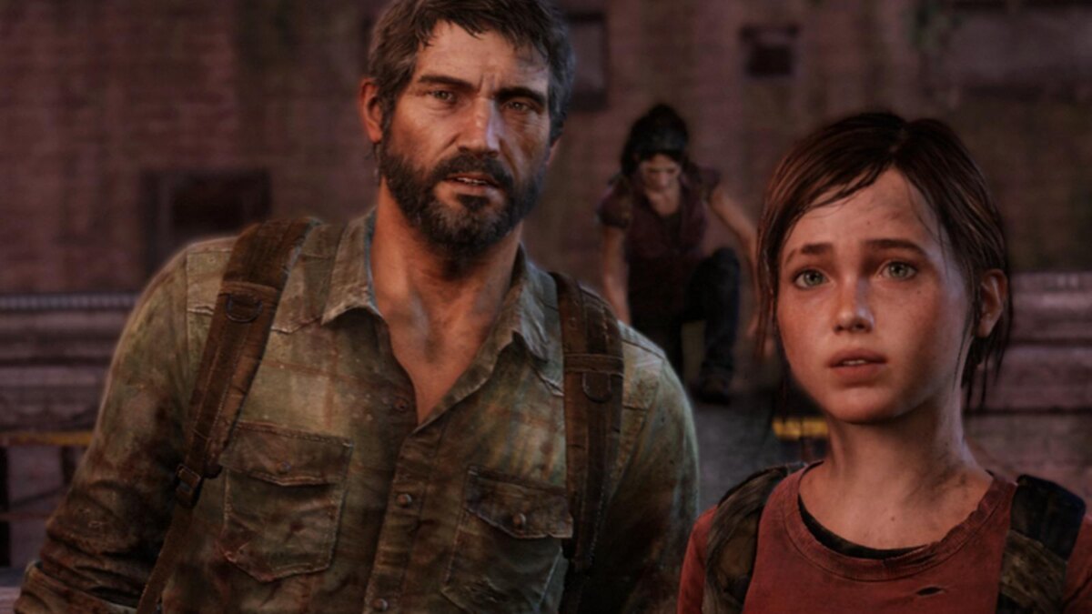 Портрет старика и девочки из сериала The Last of Us