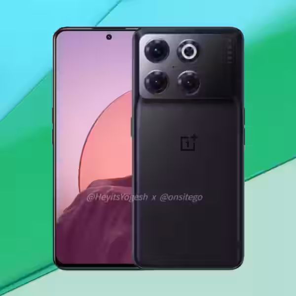 Рендер OnePlus 10T с 6,7-дюймовым экраном и выступом камеры во всю ширину корпуса