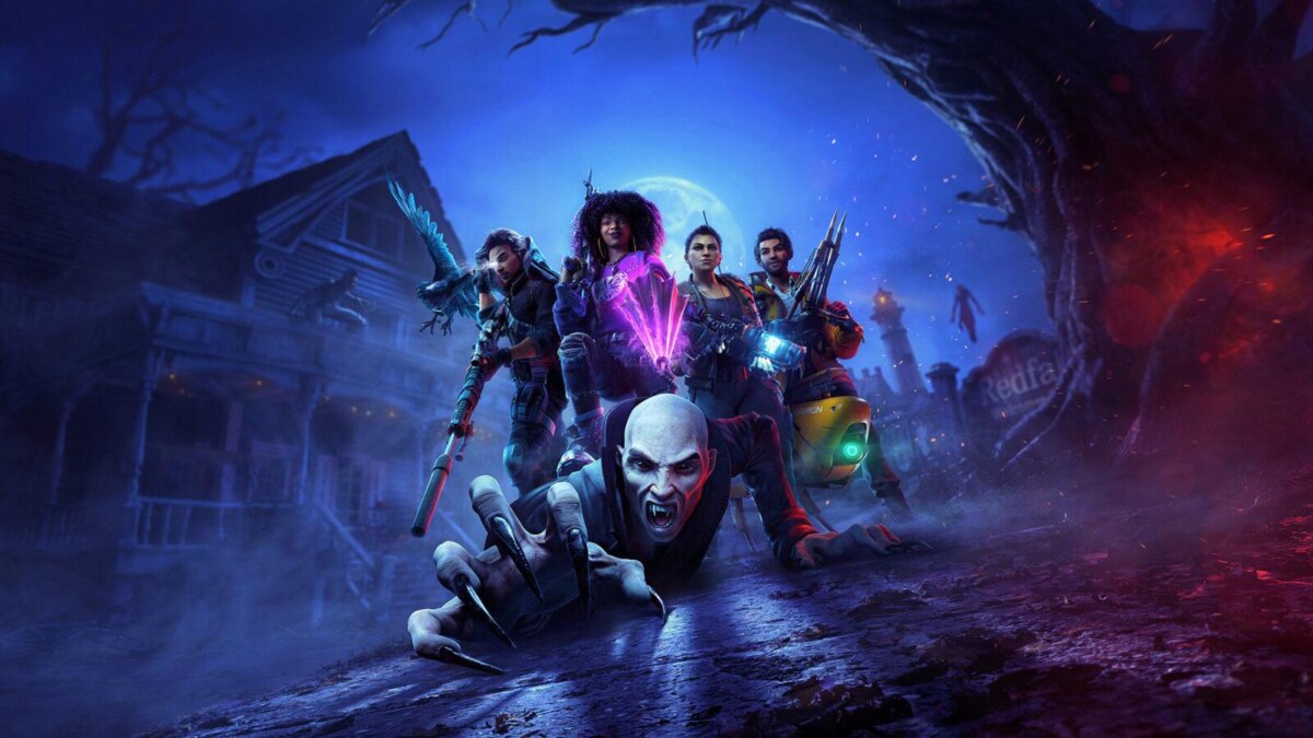 Геймплей Redfall: команда охотников против вампиров в стиле Left 4 Dead