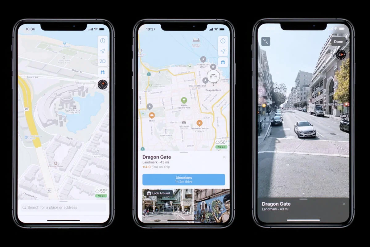 Apple на WWDC 2022 представила крупное обновление для Apple Maps (scale 1200 1 1)