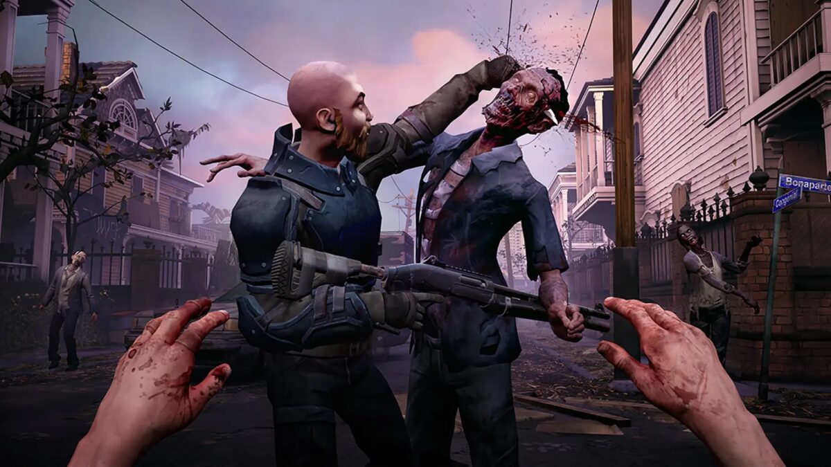 Персонажи в опасной ситуации в игре для PS VR2