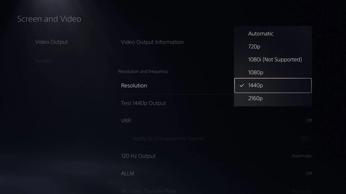 Sony добавила поддержку 1440p для PS5 в новой бете прошивки
