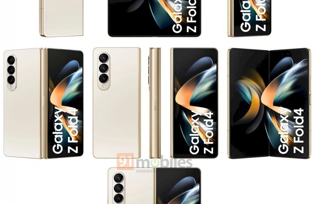 Samsung Galaxy Z Fold 4: на рендерах показали бежевый вариант 9 Samsung