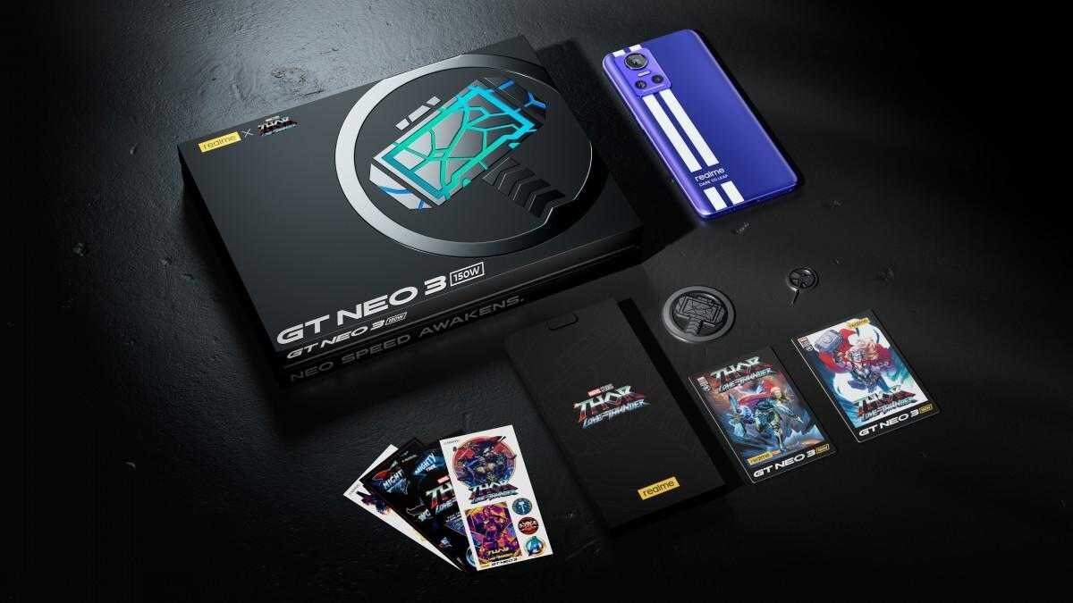 Realme GT Neo 3 150 Вт Thor Love and Thunder: старт продаж 13 июля 4 Realme