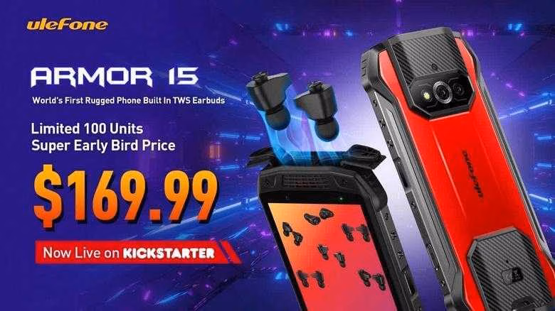 Ulefone выпустит защищённый смартфон с встроенным чехлом для наушников 2 Ulefone