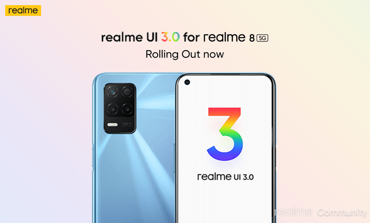 Realme 8 5G и Narzo 30 5G получили Realme UI 3.0 на базе Android 12