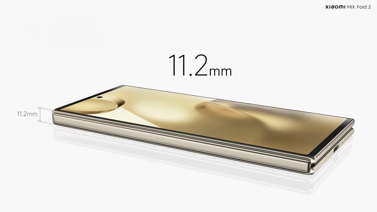 Складной смартфон Xiaomi Mix Fold 2 с тонким дизайном