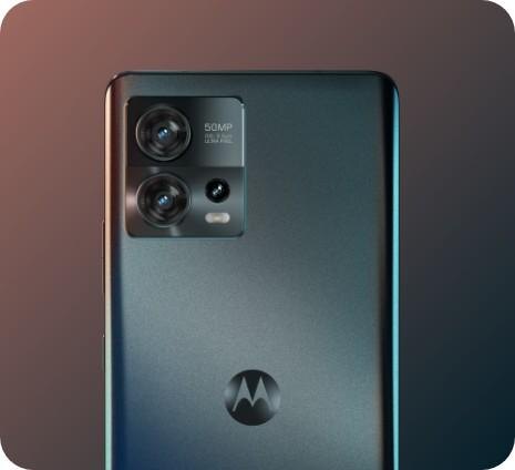 Задняя панель Motorola Edge 30 Fusion с камерой и логотипом