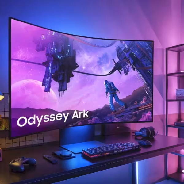 Игровой монитор Samsung Odyssey Ark с кривым экраном и подсветкой