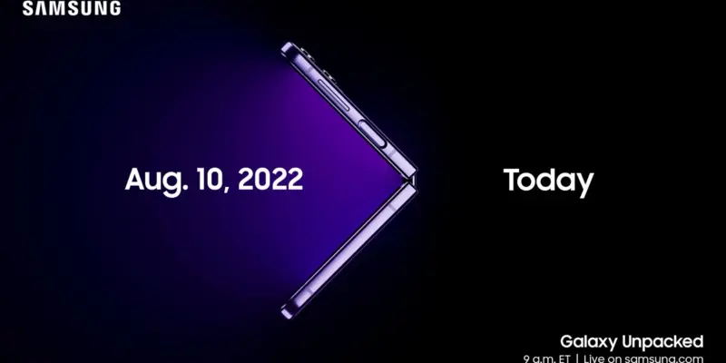 Прямая трансляция презентации Samsung Galaxy Unpacked 2022 на русском языке: Galaxy Z Fold4 и Galaxy Z Flip4 (Galaxy Unpacked Invite August 2022)