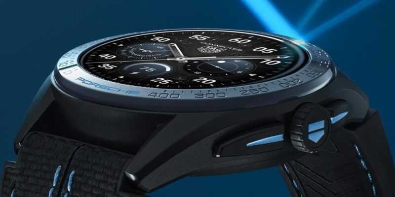 Умные часы TAG Heuer Connect Calibre E4 Porsche Edition могут управлять Porsche Taycan