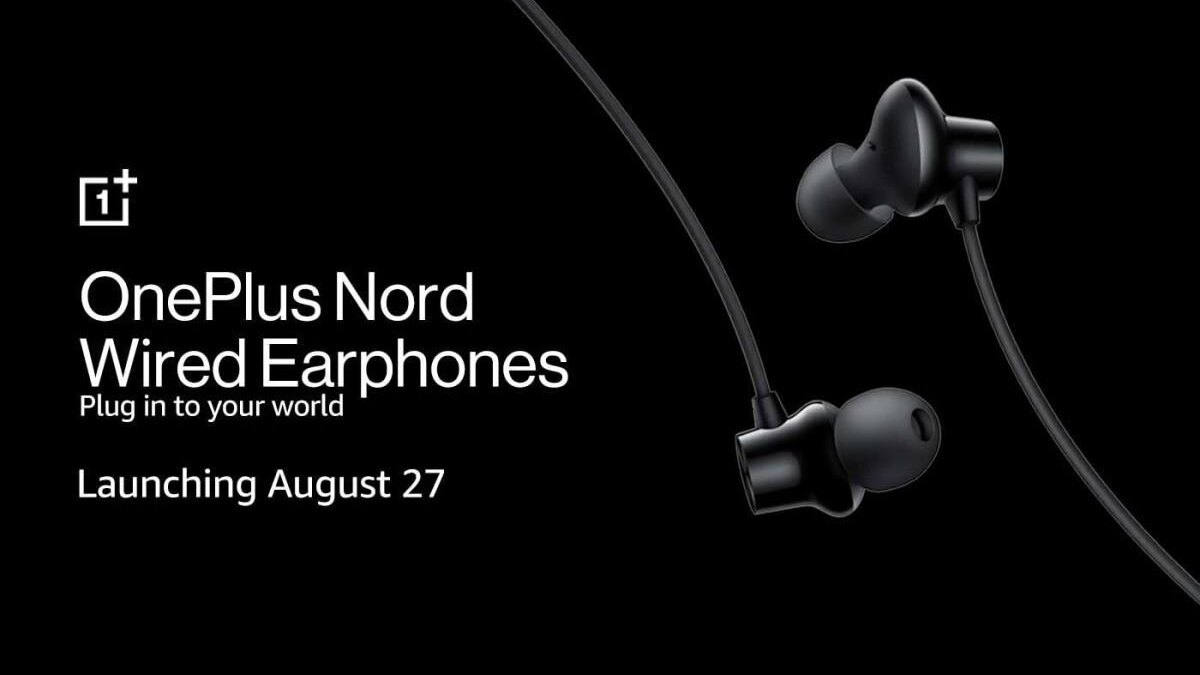 Завтра OnePlus выпустит новые проводные наушники 5 OnePlus Nord Wired Earphones.