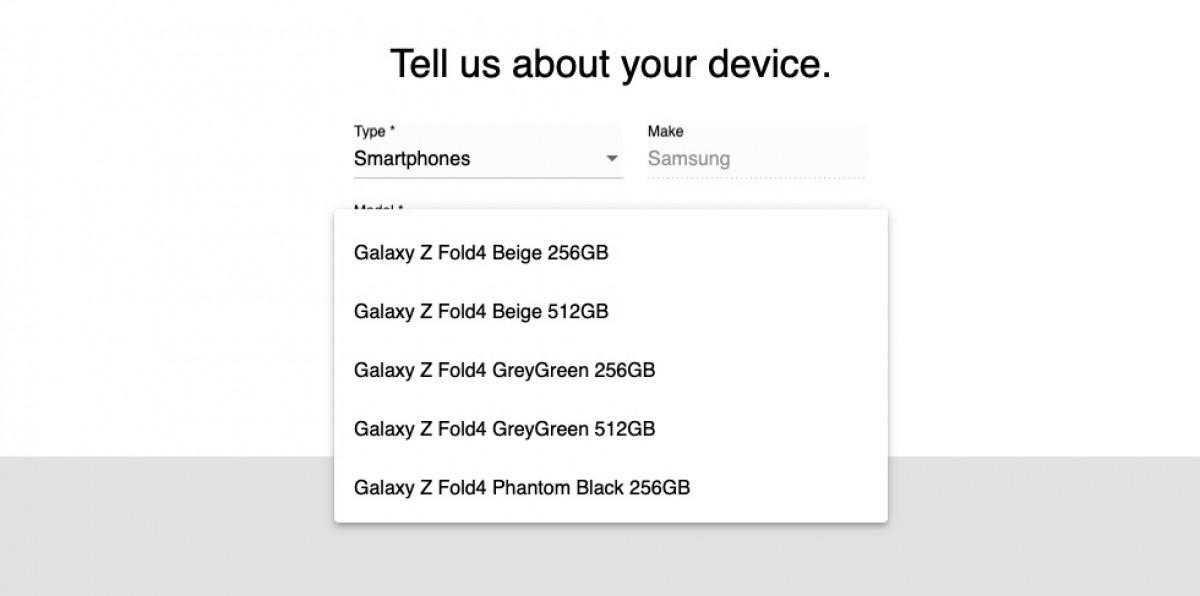 Британский Samsung Care+ подтвердил все цвета Galaxy Z Flip 4 и варианты памяти (gsmarena 005 41)