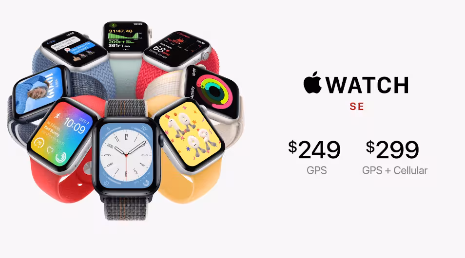 Apple показала новые часы Apple Watch SE 2 Apple показала новые часы Apple Watch SE