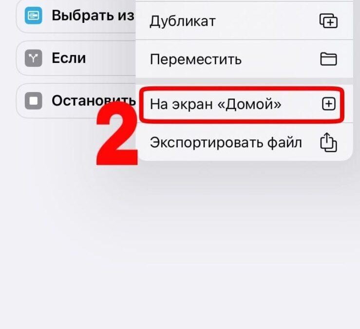 Экран iPhone с меню настройки иконки приложения Динозаврик