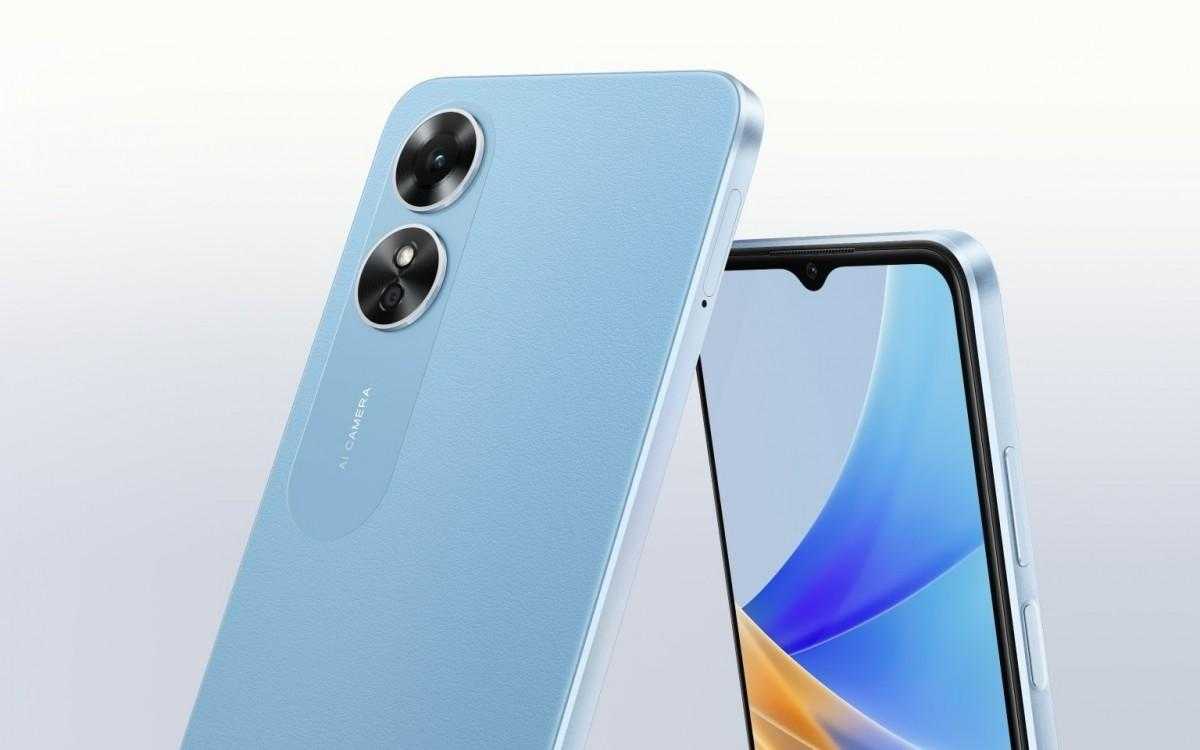 Представлен Oppo A17 с процессором Helio G35 и ценой 130 долларов