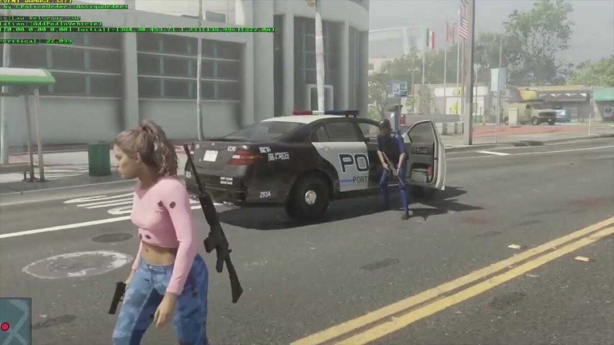 GTA 6: Произошла огромная утечка раннего билда игры 10 maxresdefault 21