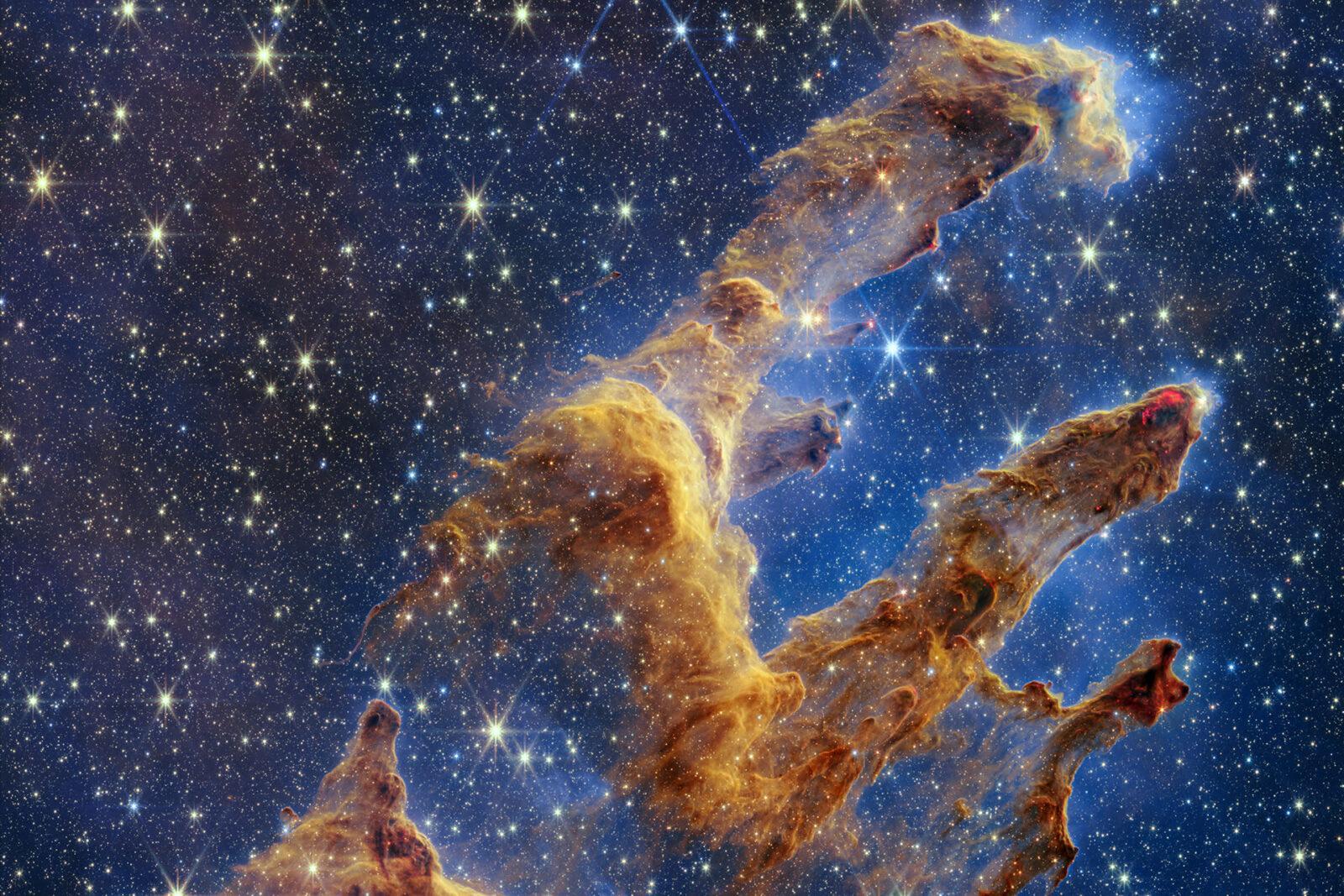 NASA: телескоп Джеймса Уэбба запечатлел новое изображение Столпов Творения (5443e9a0 4fc2 11ed b9fb a0cd117f4ea2.cf)