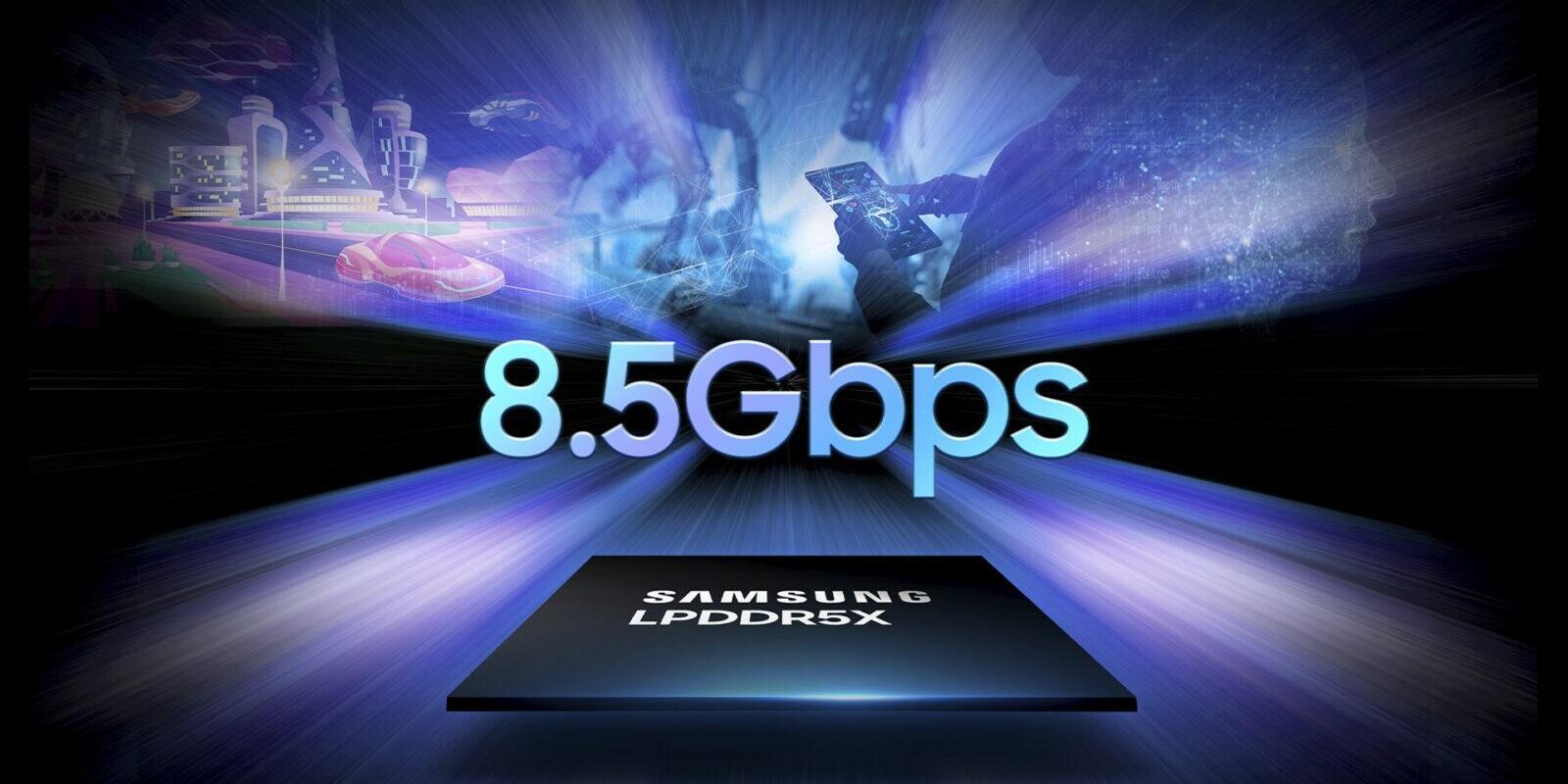 Samsung объявила о выпуске самой быстрой памяти LPDDR5X DRAM 3 Samsung