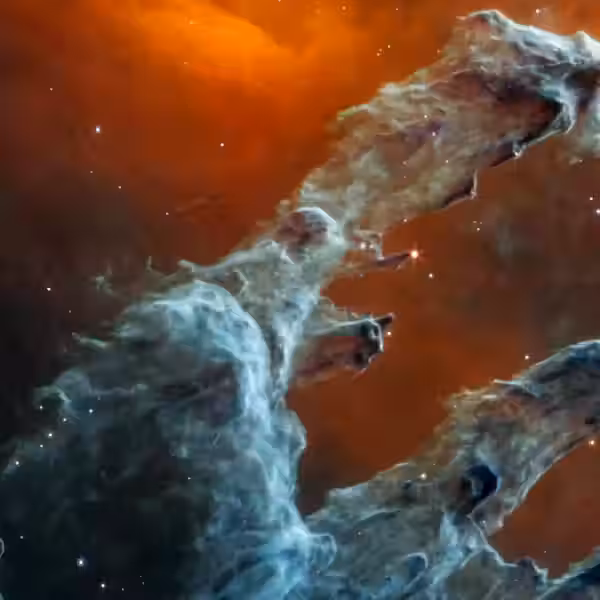 NASA: телескоп Джеймса Уэбба запечатлел новое изображение Столпов Творения