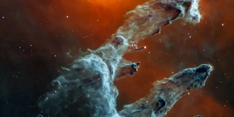 NASA: телескоп Джеймса Уэбба запечатлел новое изображение Столпов Творения