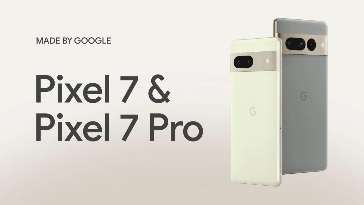 Google анонсировал Pixel 7 и 7 Pro