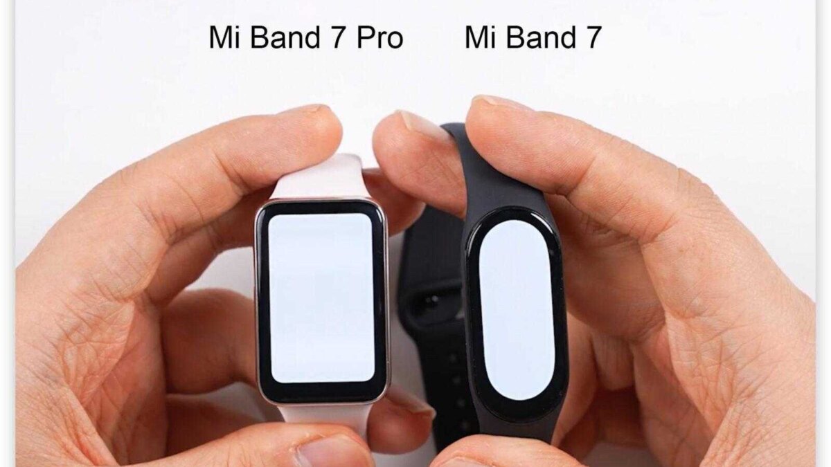 Два смарт-браслета Xiaomi Band 7 Pro и Band 7