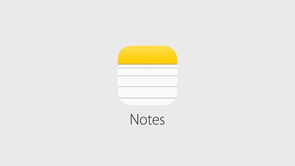 Apple Notes Logo