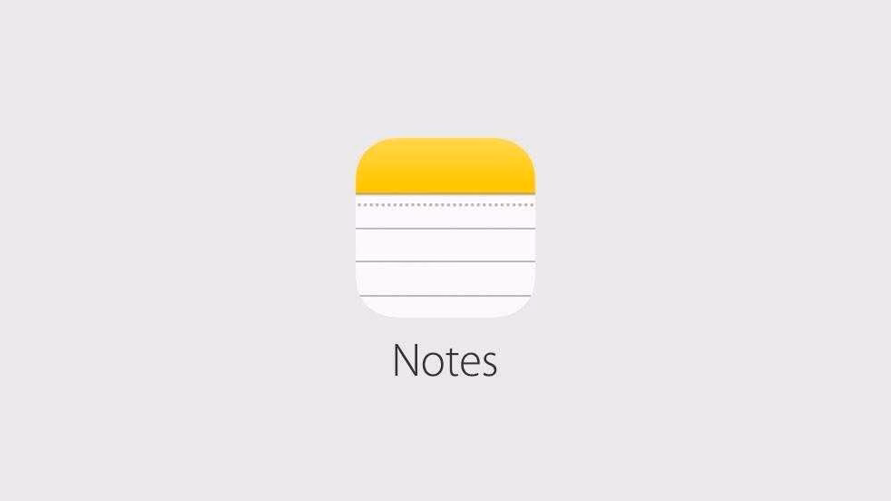 Apple: текст и рисунки в Заметках 10 Apple Notes Logo