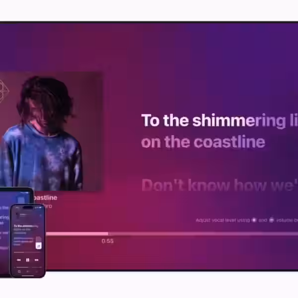 Apple Music с новой караоке-функцией на iPhone — улучшенный режим для пения в приложении