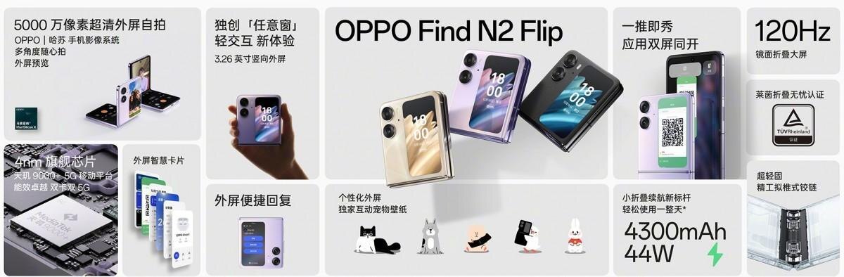 Oppo представила свою первую "раскладушку" — Find N2 Flip 11 Oppo Find N2 Flip