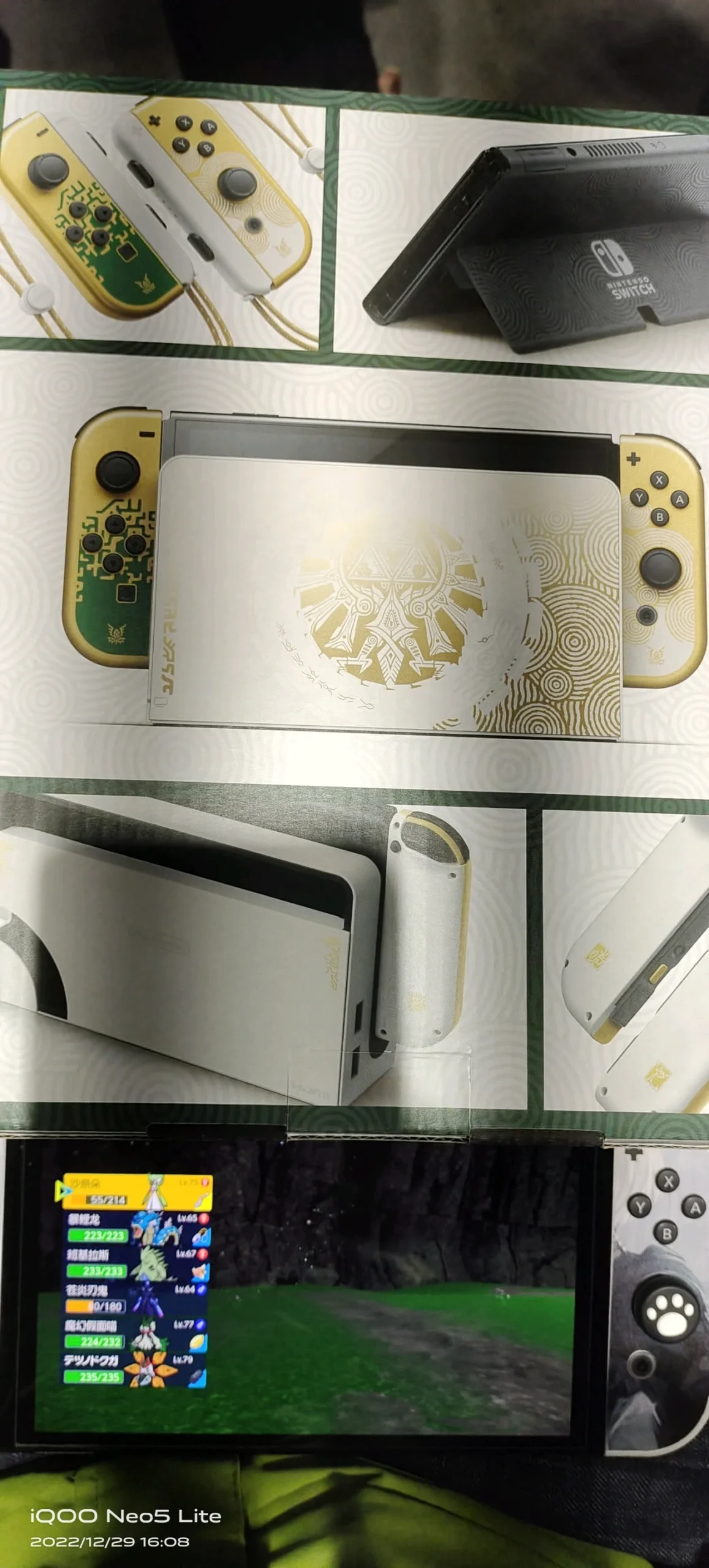 Особый дизайн Nintendo Switch по Zelda: Tears of the Kingdom просочился в сеть (yrCV1OY scaled)