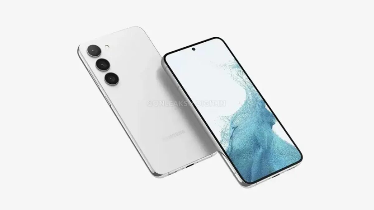 смартфон Samsung Galaxy S23 с тремя камерами задней панели