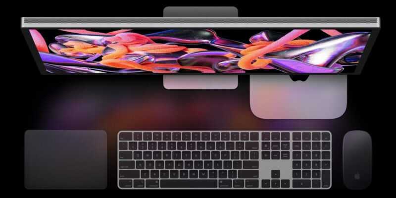 Apple представила новый Mac mini с M2 и M2 Pro — более мощный и универсальный (Apple Mac mini Studio Display accessories 230117 big.jpg.large 2x)