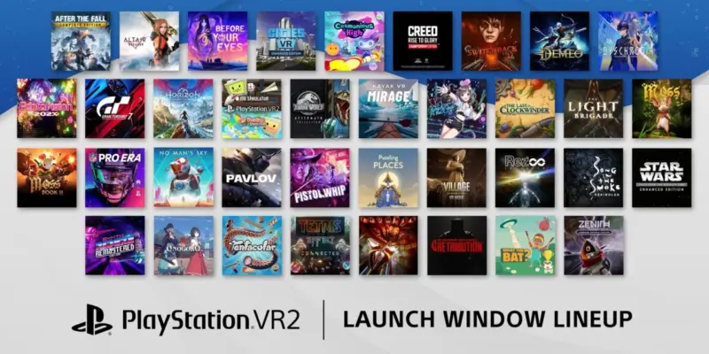 Sony подтвердила полный список игр для PlayStation VR2 на запуске