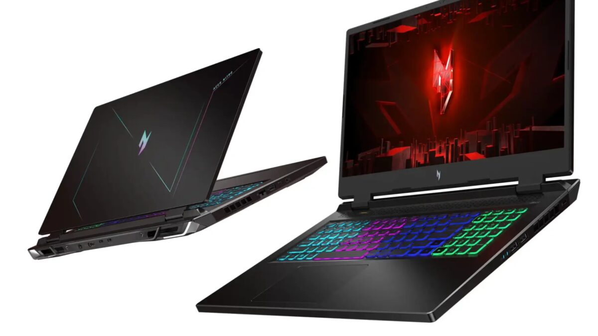 игровой ноутбук Acer с RGB клавиатурой и дисплеем