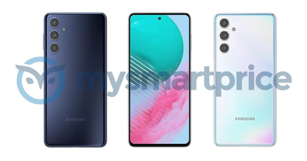 Задняя панель Samsung Galaxy M54 5G с тройной камерой