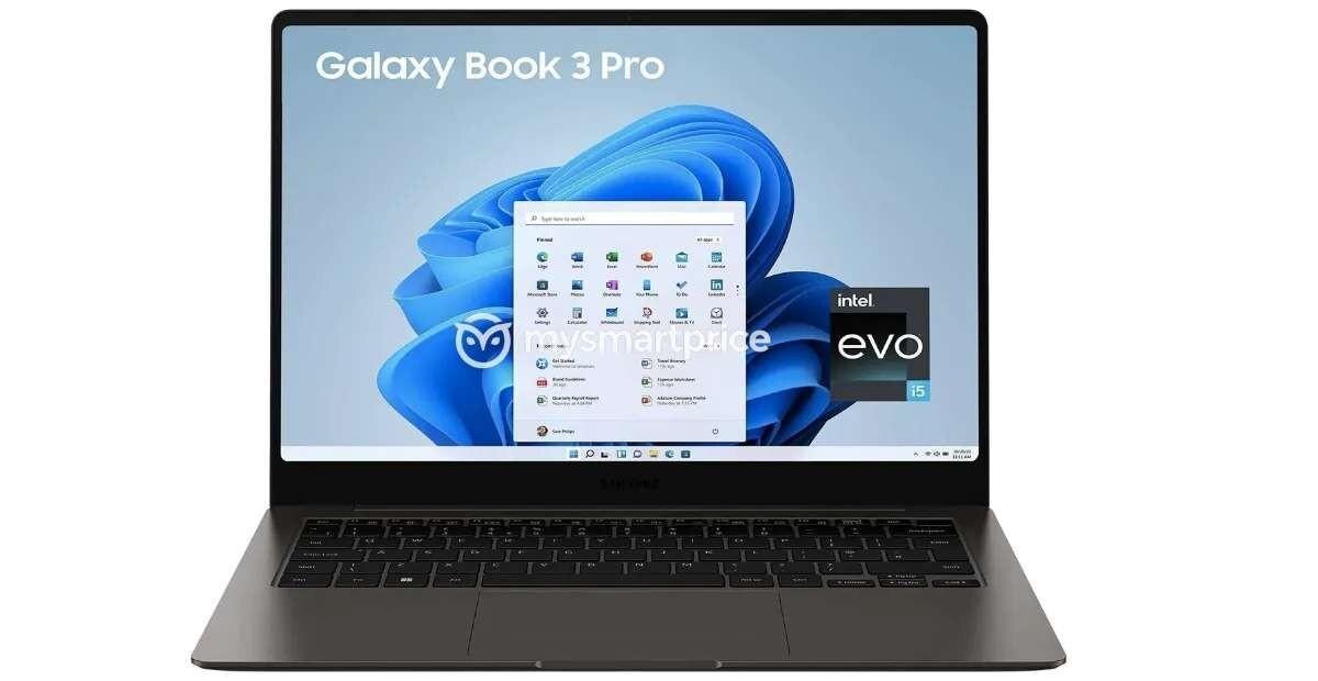 Samsung Galaxy Book 3: утечка изображений 6 Samsung