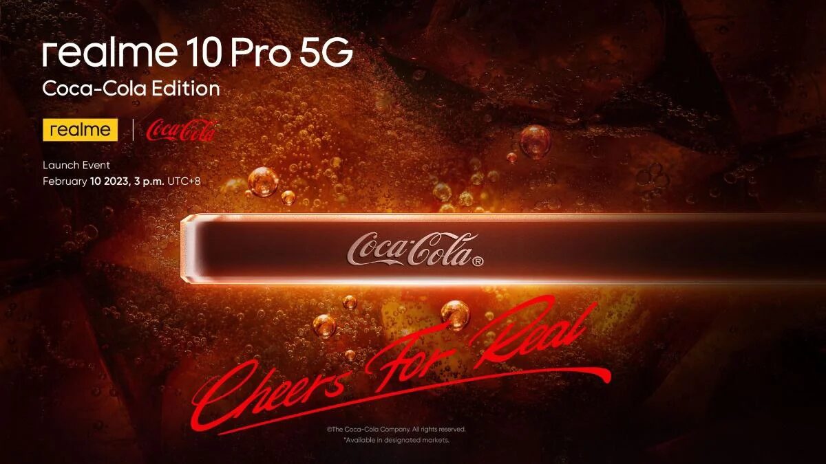 Realme 10 Pro 5G Coca-Cola Edition