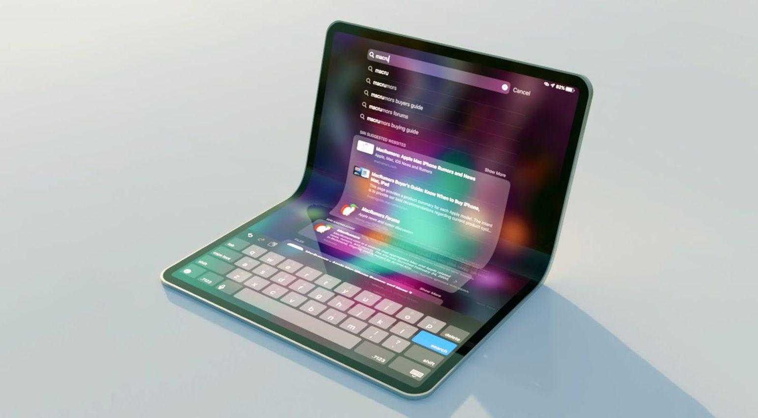 Ноутбук Apple со складным дисплеем может дебютировать в 2025 году